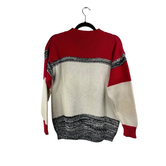 Vintage Neiman Marcus Exclusive Sweater Size S/M Intarsia Handknit Panda - Picture 2 of 8